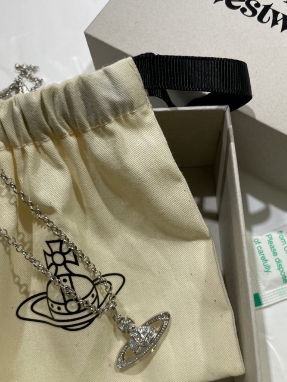 Vivienne Westwood Silver-Tone Orb Pendant Necklace